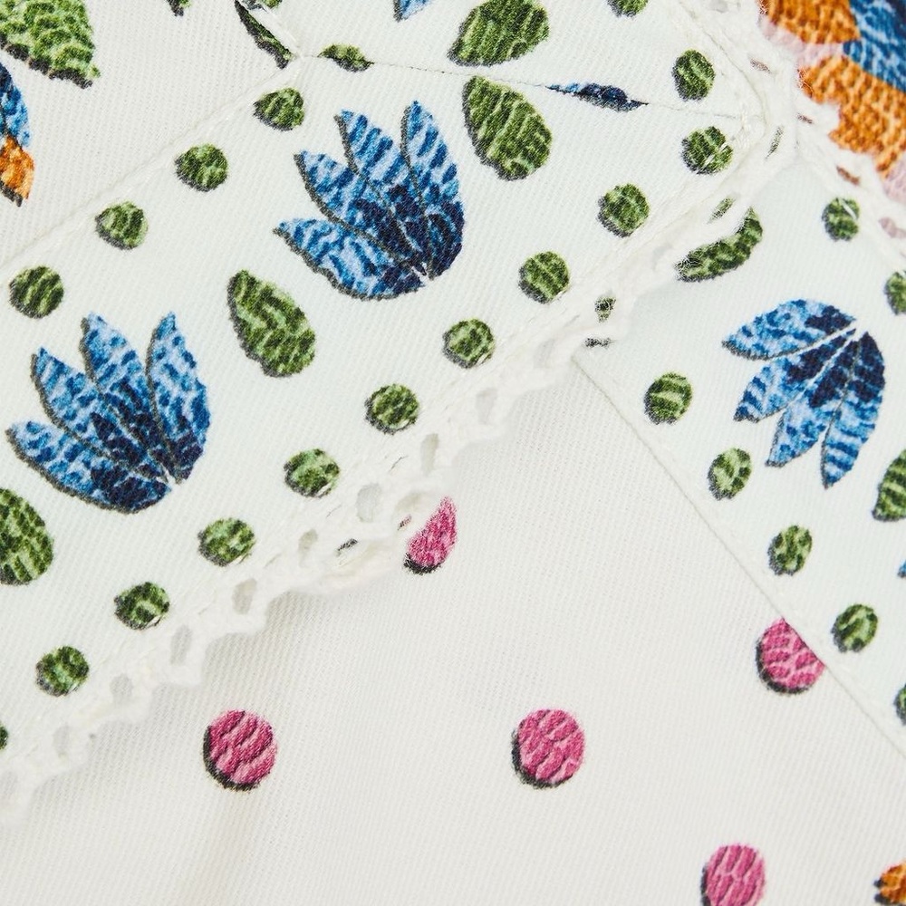 FARM RIO
Wrap-effect floral-print cotton mini skirt - Picture 4 of 11